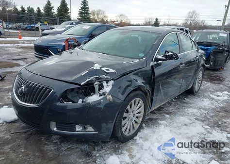 2013 Buick Regal Turbo - Premium 1 from USA, damaged, VIN 2G4GS5EVXD9247852